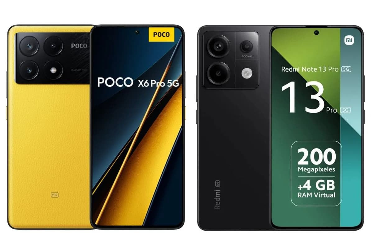 POCO X6 Pro vs Redmi Note 13 Pro Plus: ¿cuál celular gama media elegir?-GSMPRO.CL