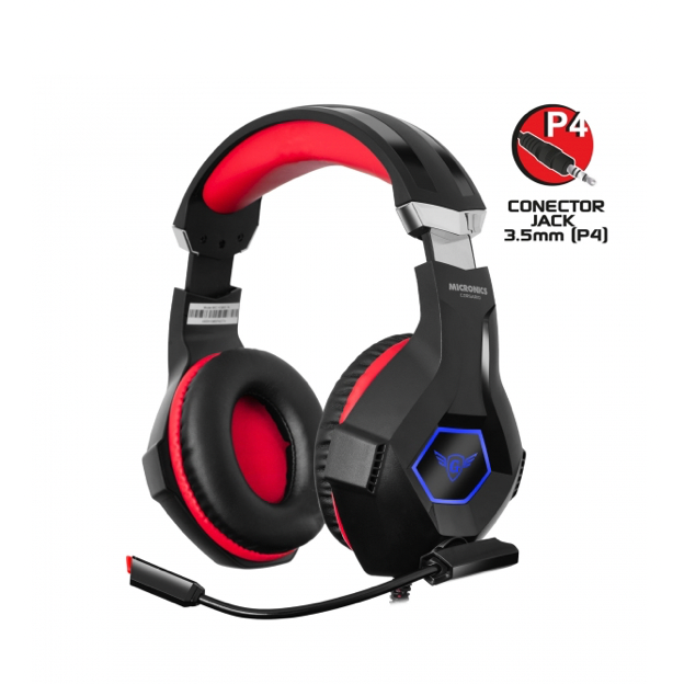 Audífonos Gamer con luces - Corsario HG805P4 - MICRONICS-GSMPRO.CL