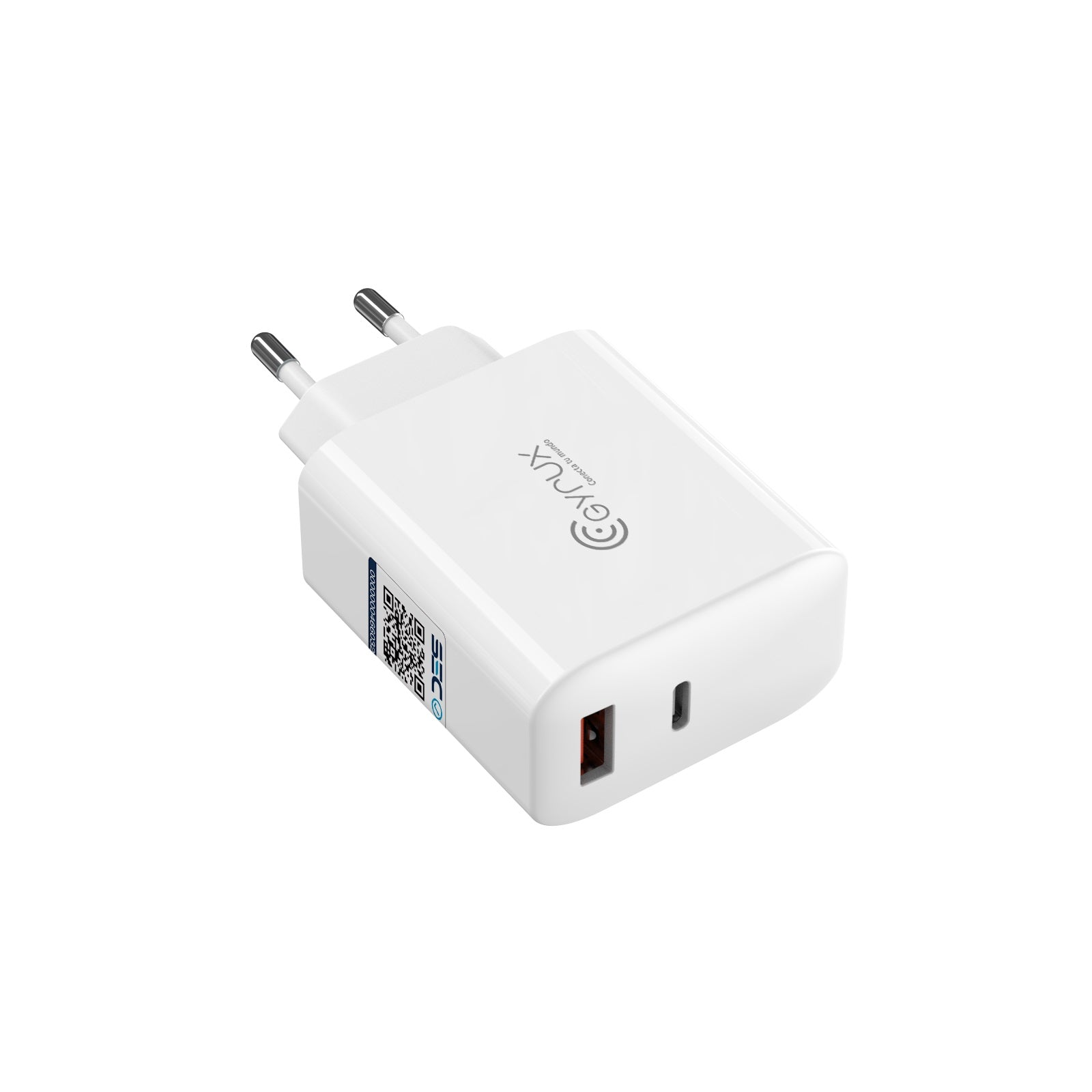 Cargador de Pared Dual USB + C 48W - GYRUX-GSMPRO.CL