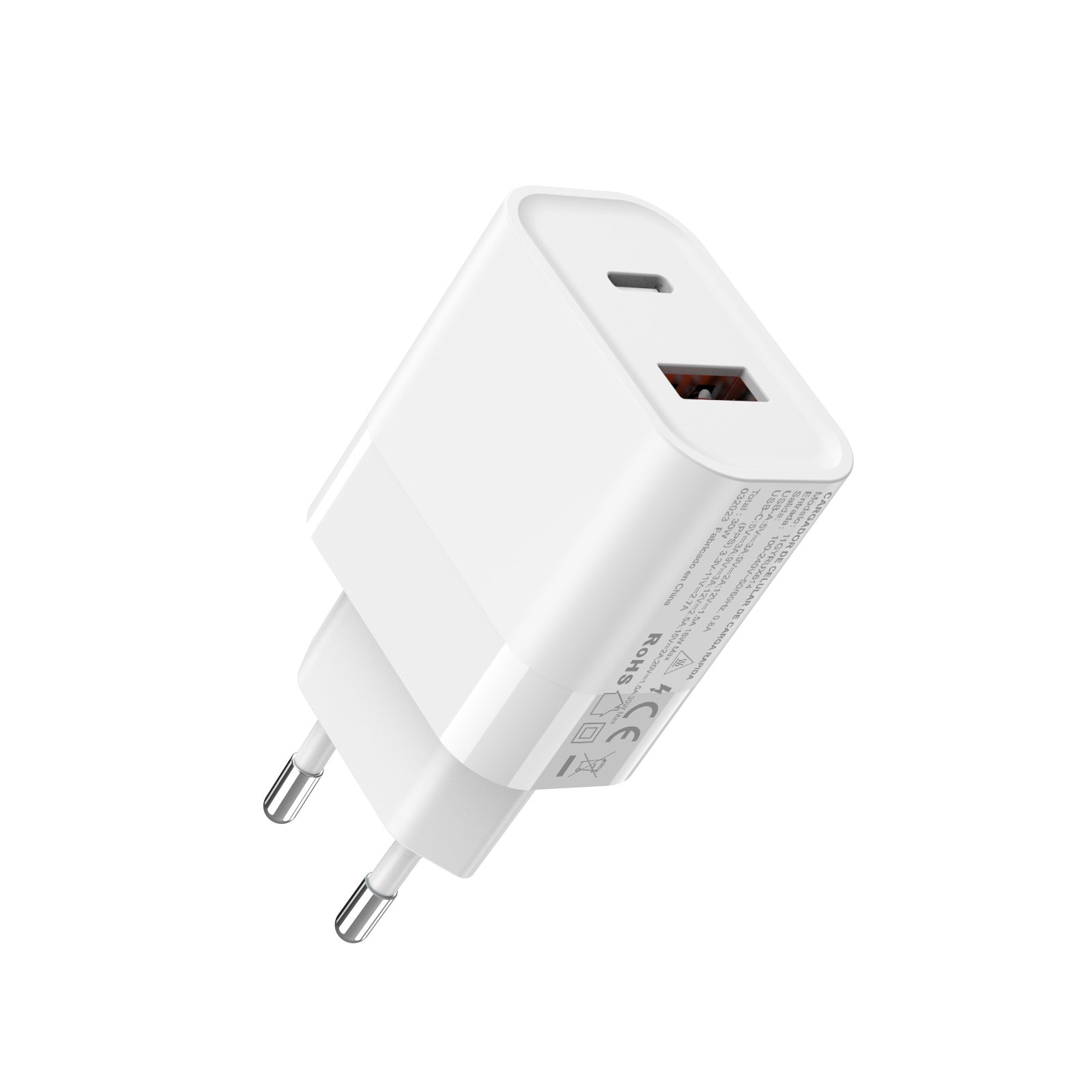 Cargador para Iphone de Pared Dual USB + C 30W - GYRUX-GSMPRO.CL