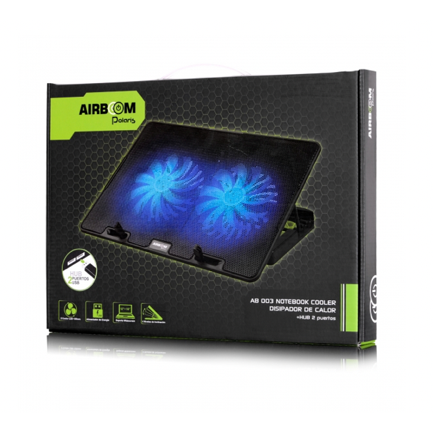 Cooler para Notebook - Polaris AB003 - AIRBOOM-GSMPRO.CL