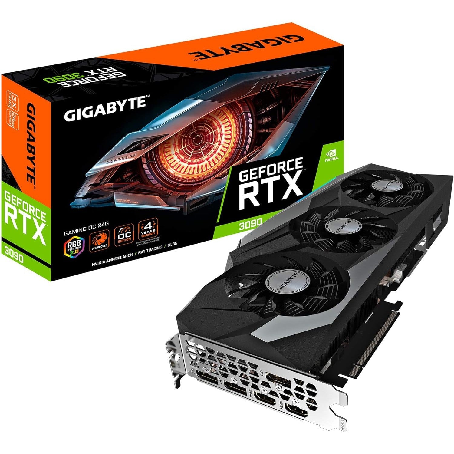 Gigabyte RTX 3090 Gaming OC 24G [Seminuevo]-GSMPRO.CL