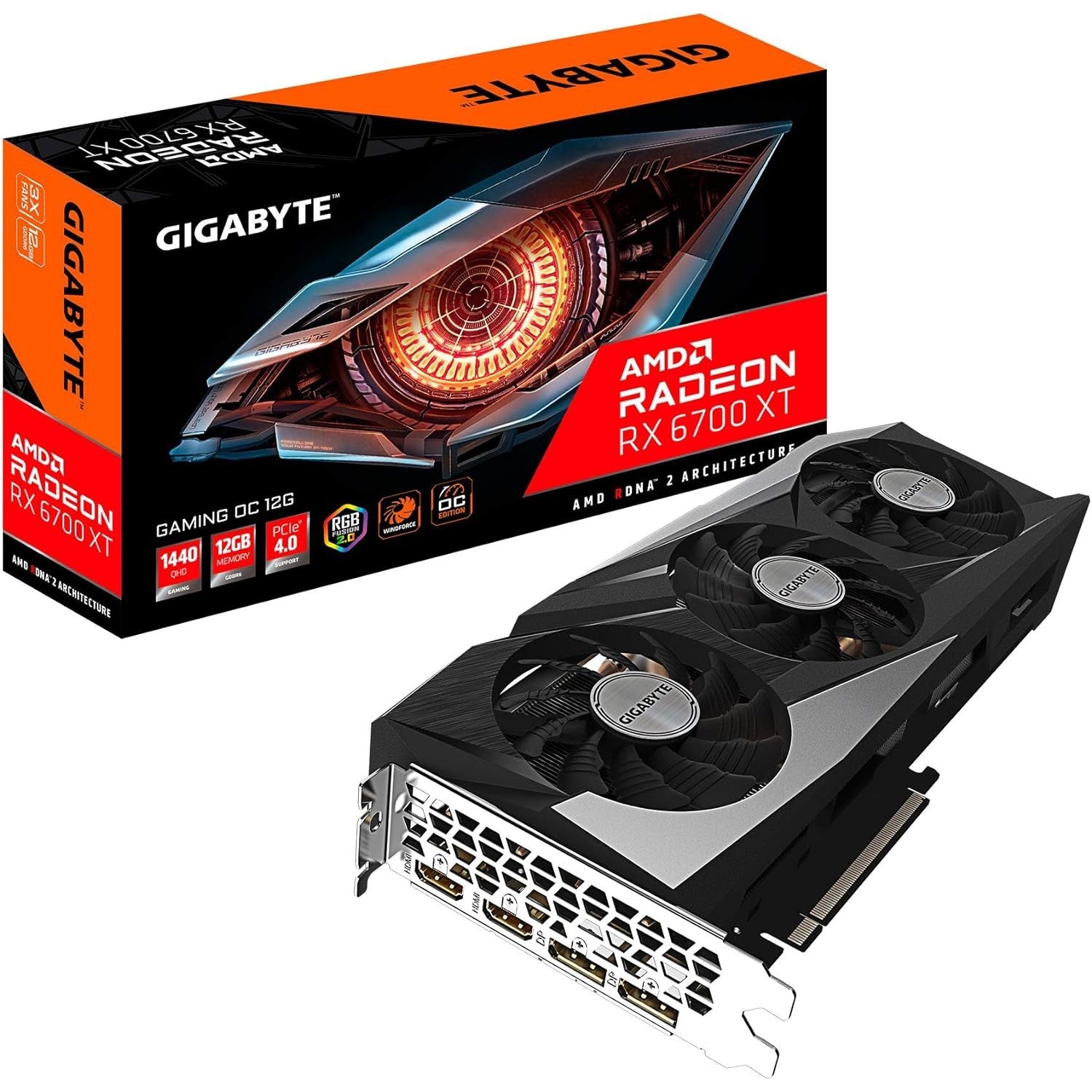 Gigabyte RX 6700 XT Gaming OC 12G [Seminuevo]-GSMPRO.CL