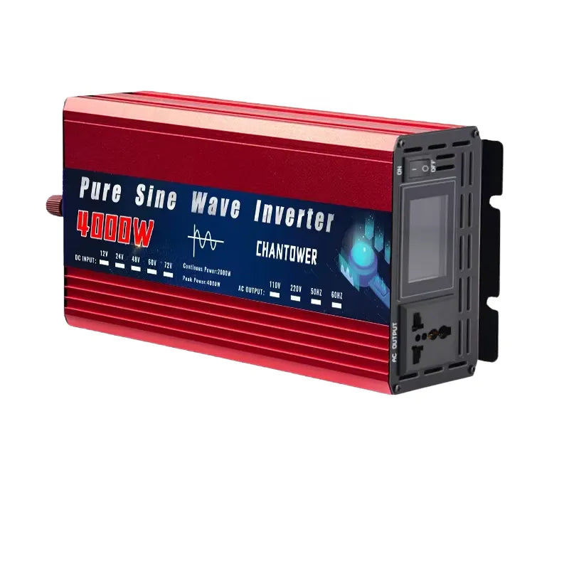 Inversor de Onda Pura 12V/24V a 110V/220V - 2000W-5000W-GSMPRO.CL