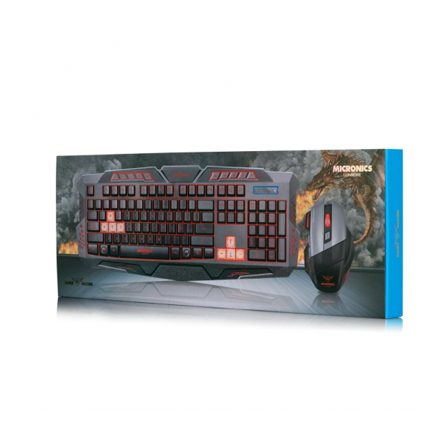 Kit Teclado y Mouse Gamer - GT8034 - MICRONICS-GSMPRO.CL