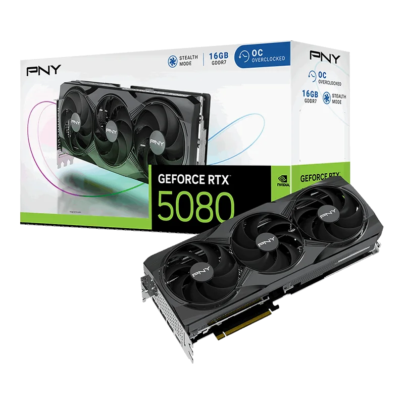 PNY GeForce RTX 5080 16GB Overclocked Triple Fan-GSMPRO.CL