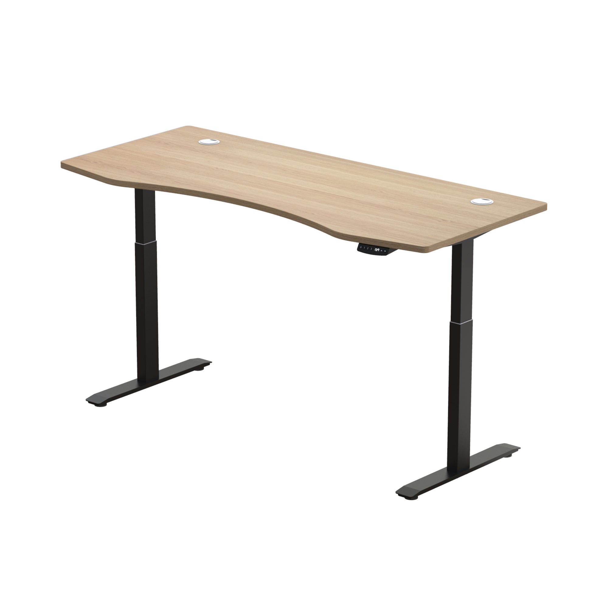 Standing Curved Desk 1.50 x 80 cm / Base Dual Motor Pro-GSMPRO.CL