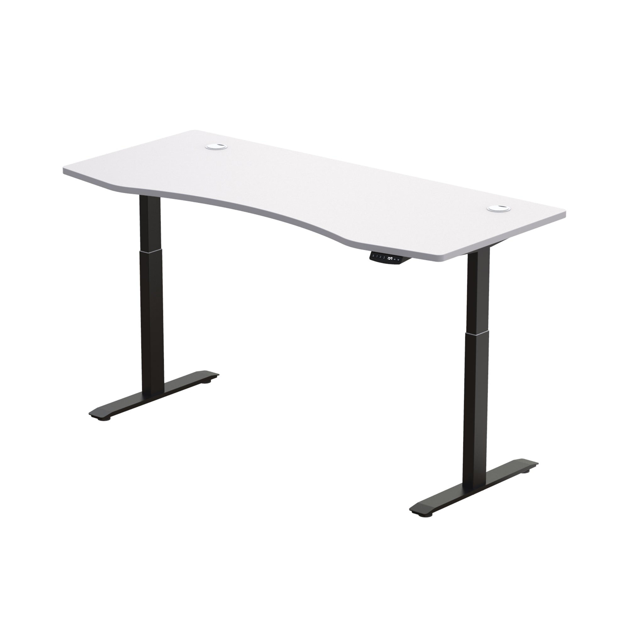 Standing Curved Desk 1.80 x 80 cm / Base Dual Motor Pro-GSMPRO.CL