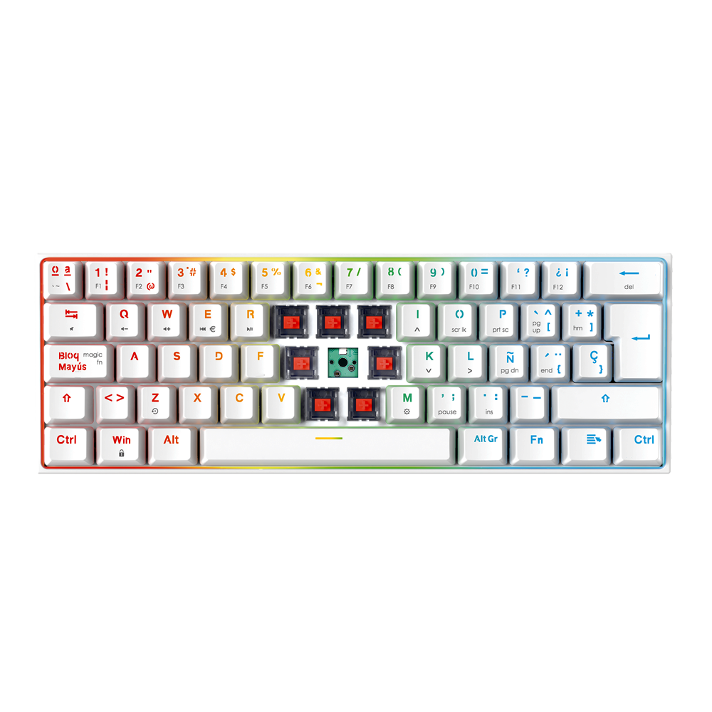 Teclado Mecanico Fantech MK857 MAXFIT67 RGB-GSMPRO.CL