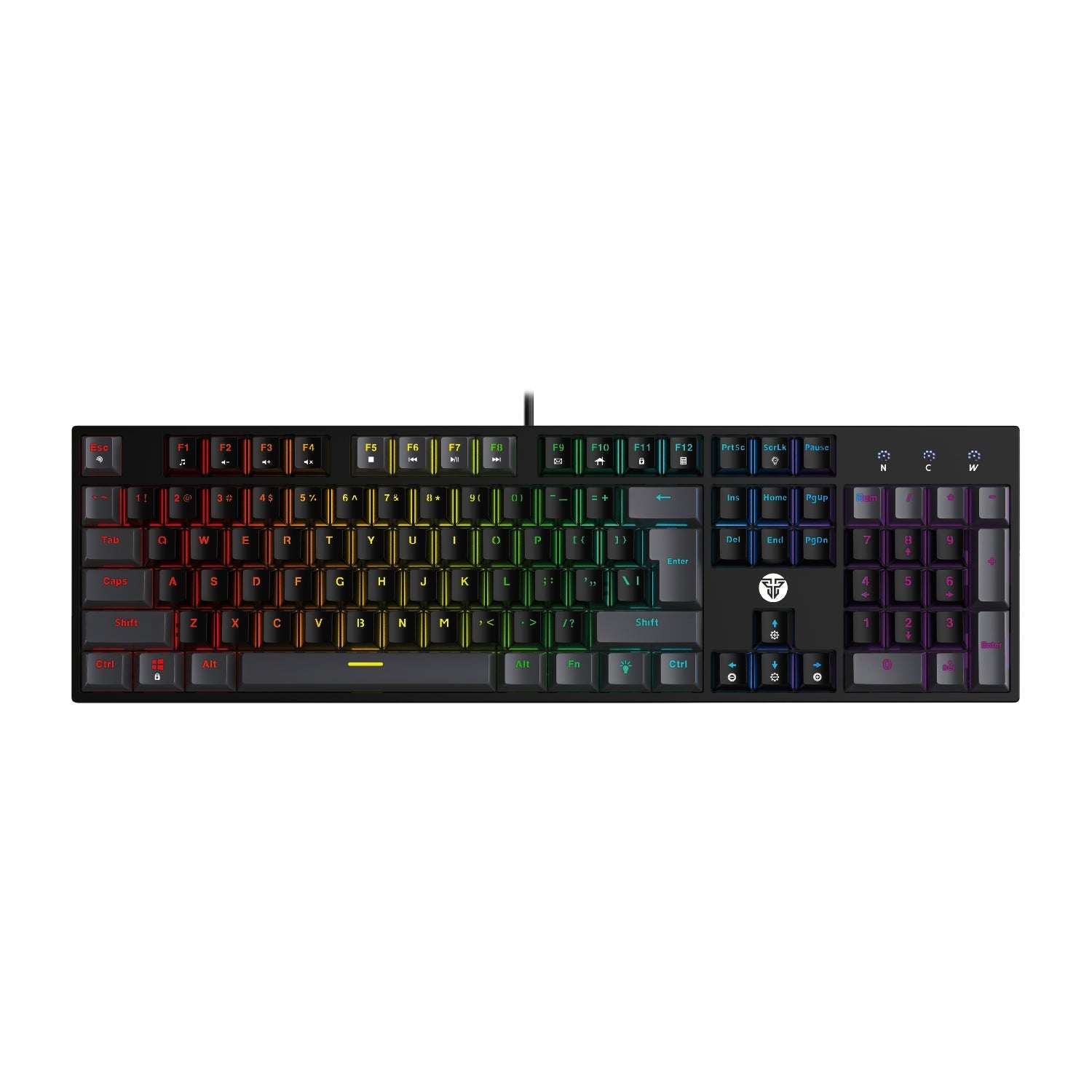 Teclado mecánico Fantech MK886V2 ATOM104 RGB Hotswappable-GSMPRO.CL